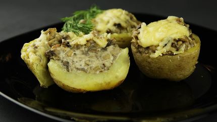 Жюльен в картофеле